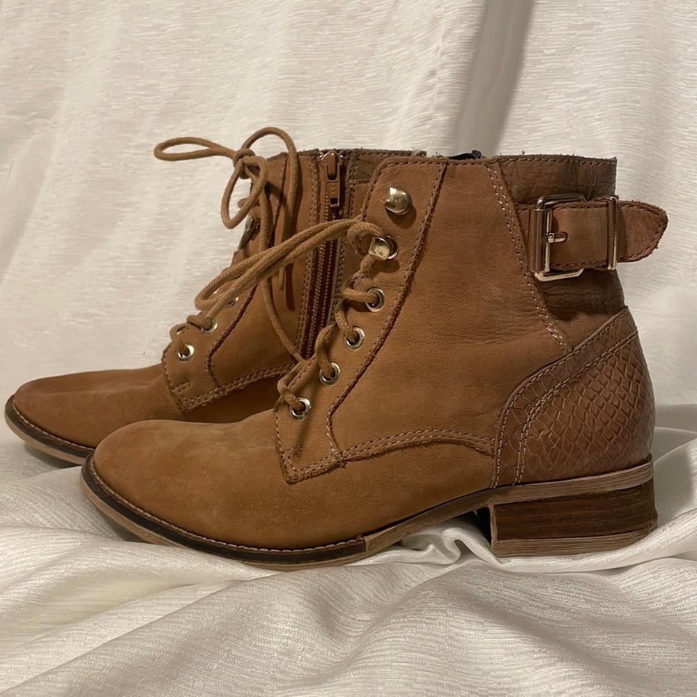 ALDO Suede and Leather booties!